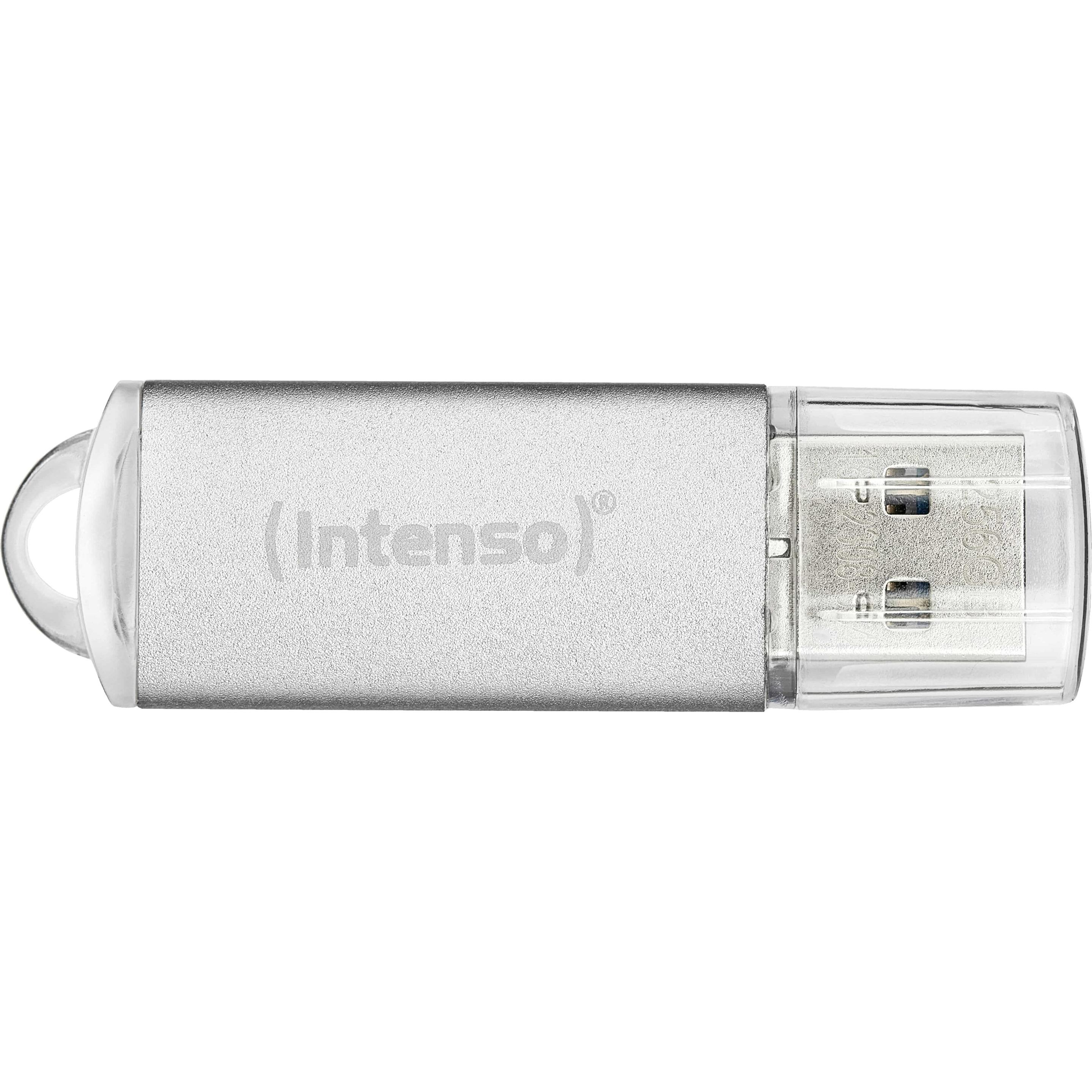 Intenso USB-Stick Jet Line, USB-A, 128 GB (128 GB, USB 3.2), USB Stick, Silber