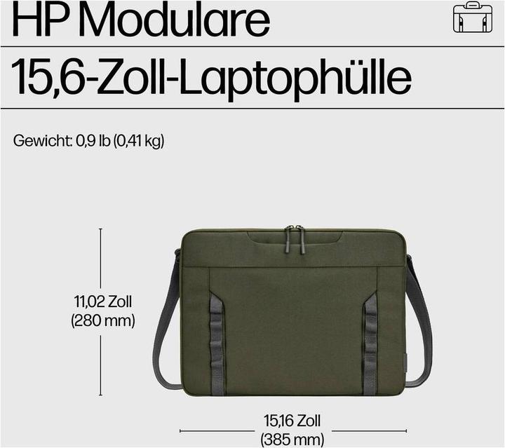 Immagine prodotto HP Custodia modulare per laptop 15.6p (15.60", Universale)