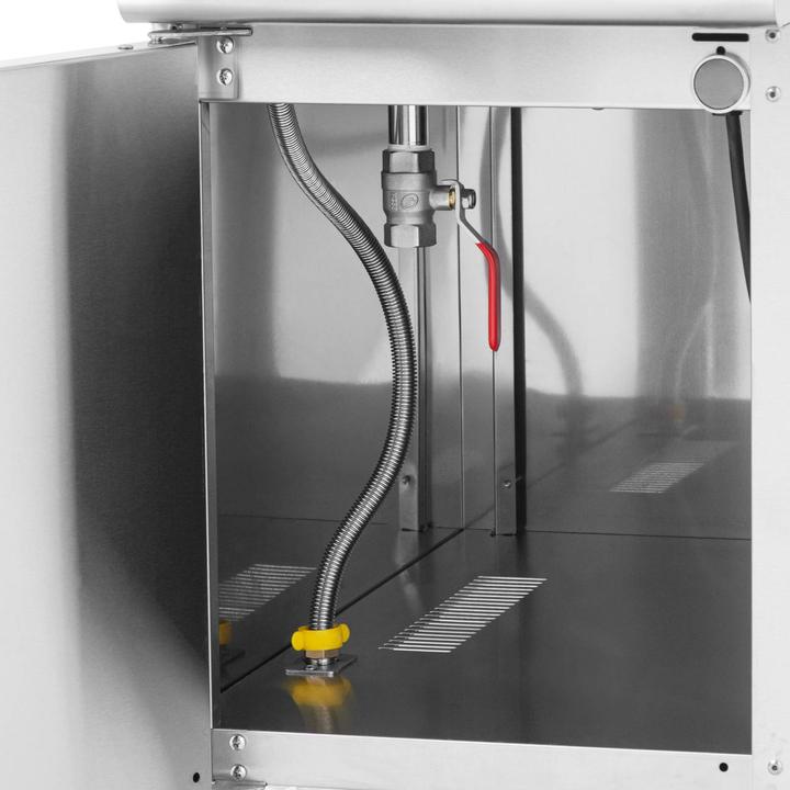 Produktbild Royal Catering Bain-Marie mit Unterschrank Warmhaltebehälter Speisenwärmer GN 1/2 + GN 1/3