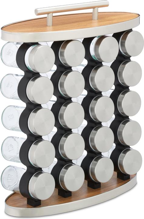 Actual product image Relaxdays 21 pcs. spice rack