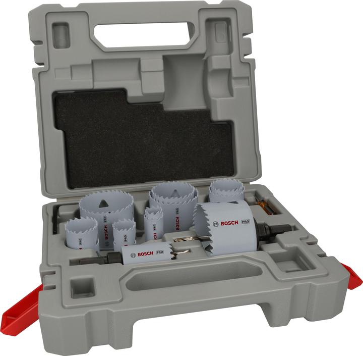 Produktbild Bosch Professional Zubehör PRO Multi Material Lochsägen-Set, 17-tlg. (19, 22, 25, 29, 38, 44, 51, 57, 64, 76, 35 Millimeter)