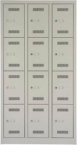 Produktbild Bisley MonoBloc™ Schliessfachschrank, 4 Fächer je Abteil (90 x 50 x 170 cm)