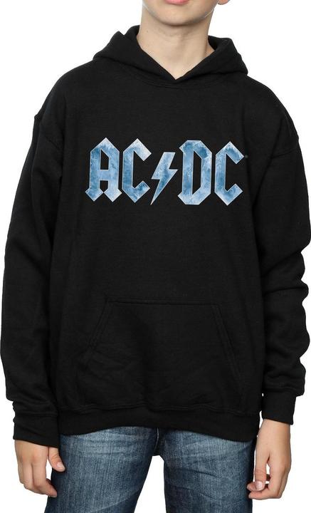 Actual product image AC/DC Boys Blue Ice Logo Hoodie (152, 158)