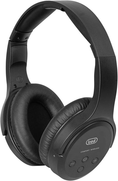 Actual product image Trevi FRS 1480 R Headphones Wired and Cordless A Pavilion MUSIC USB Type-C Charging Base Black (Cable)