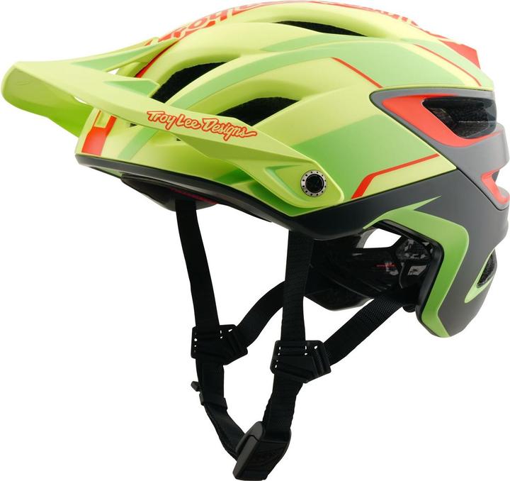 Image du produit Troy Lee Designs A3 MIPS Helm, Lines, glo yellow, XS/S | 53-56cm (53 - 56 cm)
