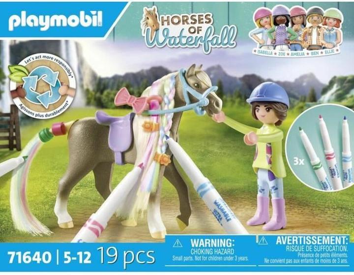 Actual product image Playmobil Creative set with horse and pencils (71640, Playmobil Horses of Waterfall)