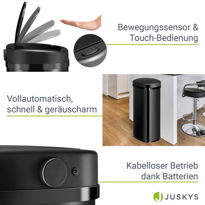 Produktbild Juskys Automatischer Mülleimer mit Sensor (70 l)