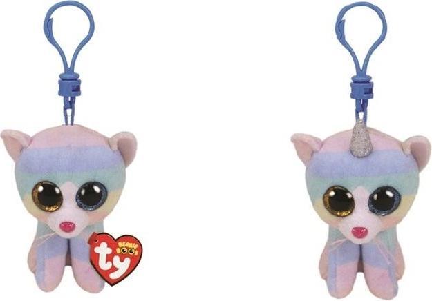 Actual product image Ty Boo's Clip Heather Cat, 7cm