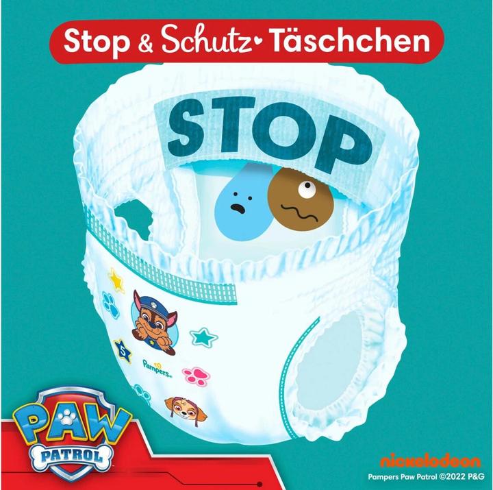 Actual product image Pampers Baby-Dry Pants Paw Patrol (Size 6, Monthly box, 138 pcs.)