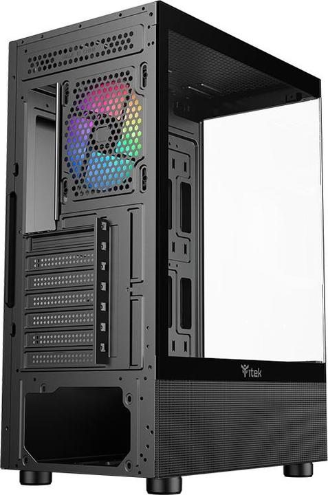 Produktbild Itek Boitier Moyen Tour ATX Showbui 33 RGB avec panneaux vitrés (Noir) (ATX, mATX, Mini-ITX)