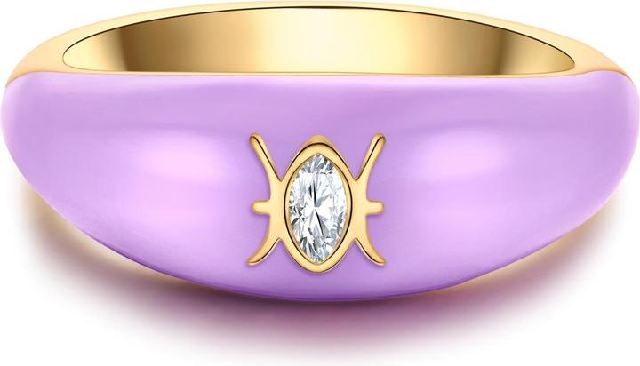 Immagine prodotto Glanzstücke München Anello da donna segno zodiacale Pesci - 35958 (56, 925 Argento)