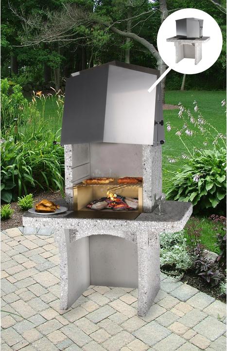 Actual product image Nouvel Fireplace Mira with folding roof