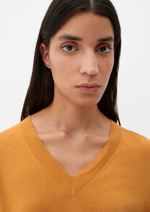 Actual product image s.Oliver Strickpullover Strickpullover mit V-Neck (36)