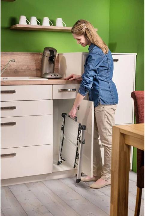 Actual product image Hailo MK80 ComfortLine, comfort stepladder, 2 steps (Stile, 46 cm)