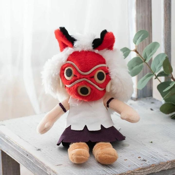 Actual product image Sun Arrow Princess Mononoke - San with mask - soft toy (21 cm)
