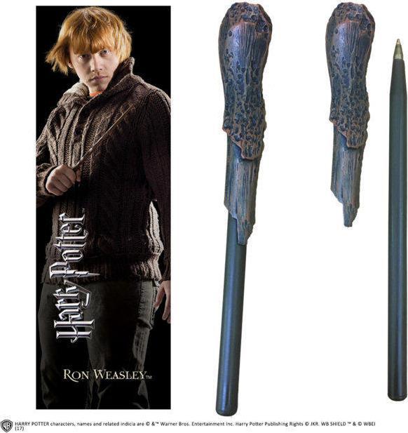 Produktbild Noble Collection Harry Potter: Ron Weasley Wand Pen and Bookmark
