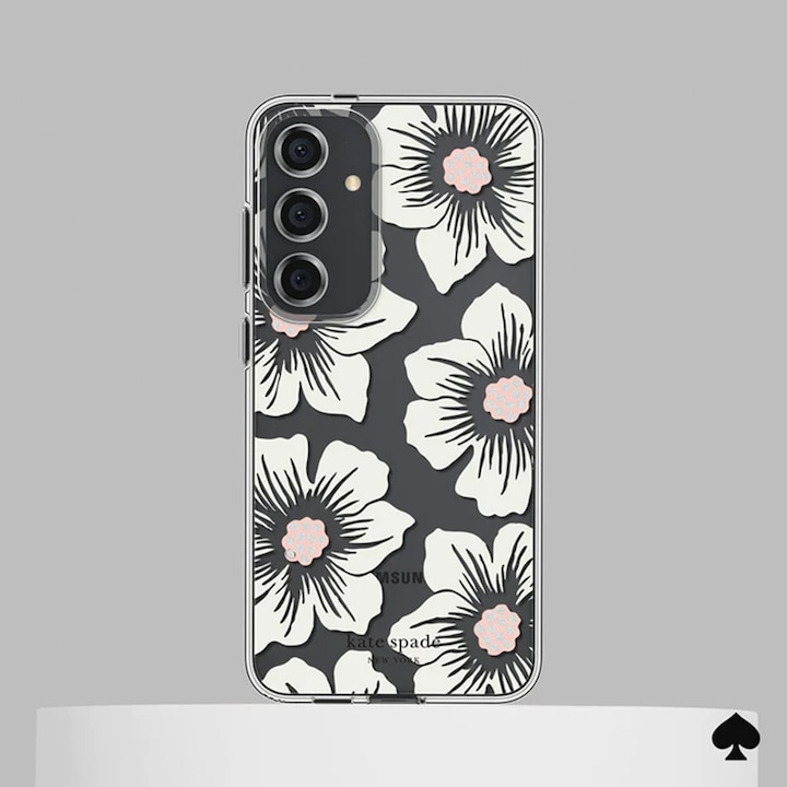 Immagine prodotto Kate Spade Cover protettiva - Samsung Galaxy S24+ cover (Hollyhock Cream) (Samsung Galaxy S24+)