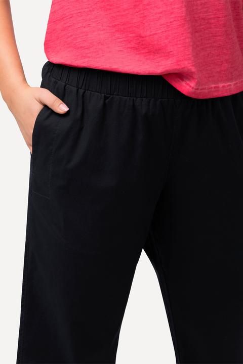 Produktbild Ulla Popken 7/8-Chinohose Ruby, Elastikbund, weites, gerades Bein (50)