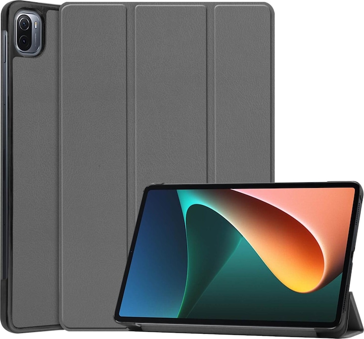 Cover-Discount Xiaomi Pad 5 - Tri-fold Smart Case grau (Xiaomi Pad 5)