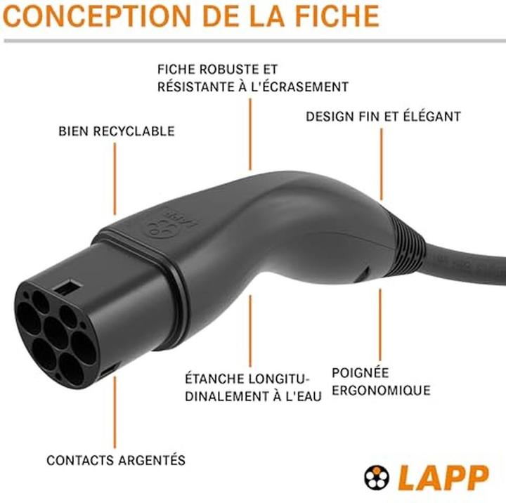Produktbild Lapp Mobility Ladekabel (Typ 2, 22 kW, 32 A, 10 m)