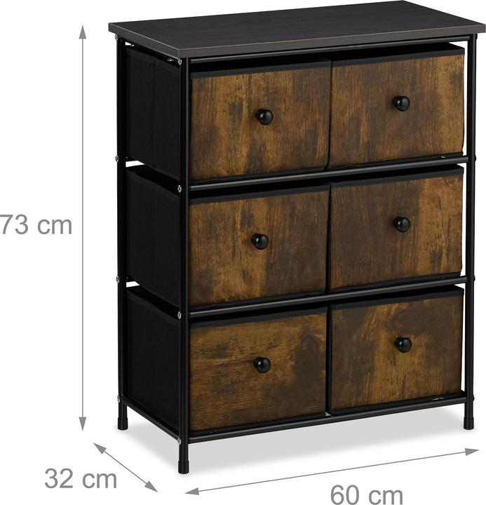 Productafbeelding Relaxdays Kommode (60 x 32 x 73 cm)