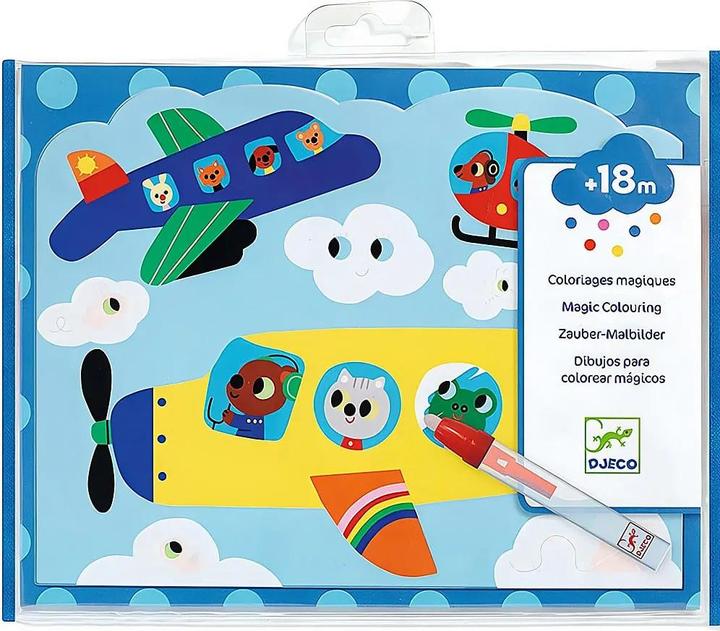 Actual product image Djeco Magic colouring pictures sky
