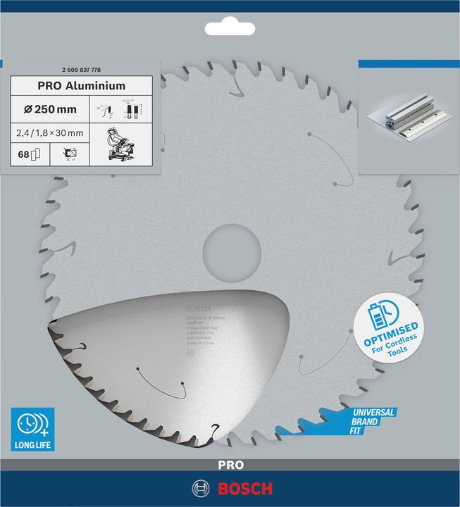 Productafbeelding Bosch Professional Zubehör Cirkelzaagblad voor accuzagenStandaard voor