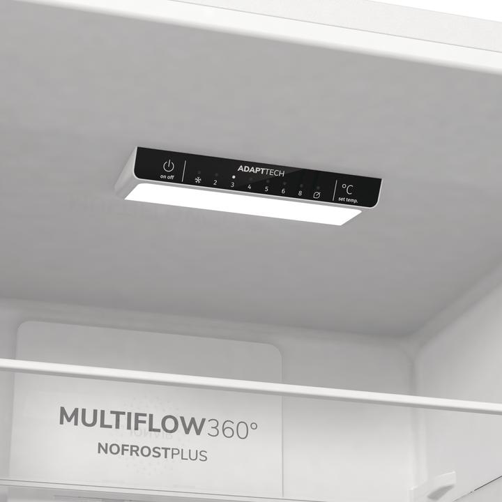 Produktbild Gorenje NRK 6202EW4 NoFrost, Griffmulde, Display hinter der Tür, weiss (331 l)