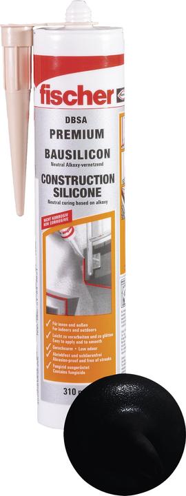 Immagine prodotto Fischer Bausilicon DBSA 310 schwarz (Nero, 310 ml)