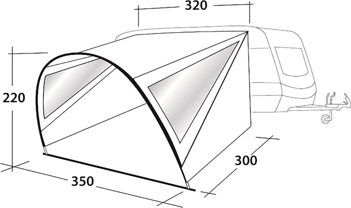 Produktbild Outwell Touring Canopy XL (Vorzelt, 6.50 kg)