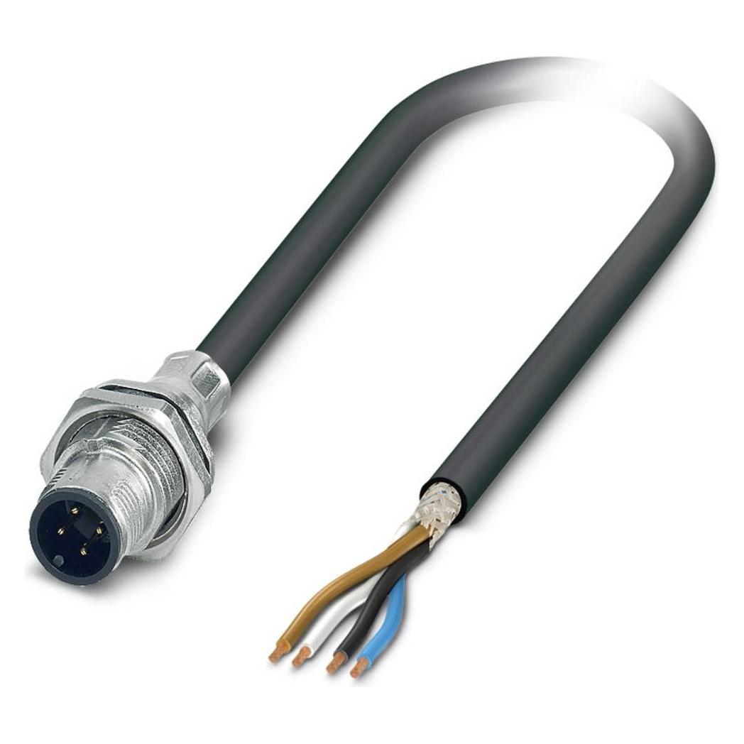 Phoenix Contact Sensor-/Aktor-Einbausteckverbi, Elektronikkabel + Stecker, Schwarz