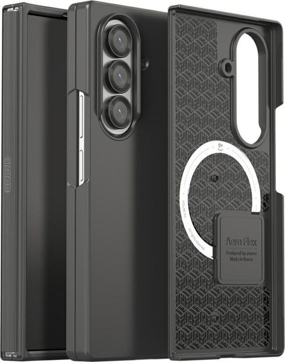 Actual product image Araree Case Aero Flex M MagSafe Qi2 for Samsung Galaxy Z Fold7 black (Samsung Galaxy Z Fold7)