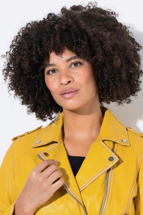 Produktbild Angel of Style Leder-Bikerjacke, echtes Leder, Farbe, Langarm (56)