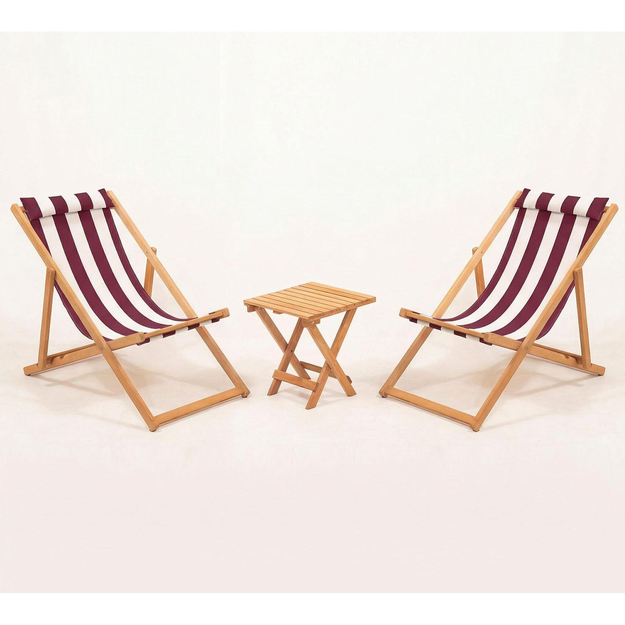 Kalune Design, Tavolo da giardino + Tavolo da balcone, Myn03 Garden Table & Chairs Set (3 Pieces)