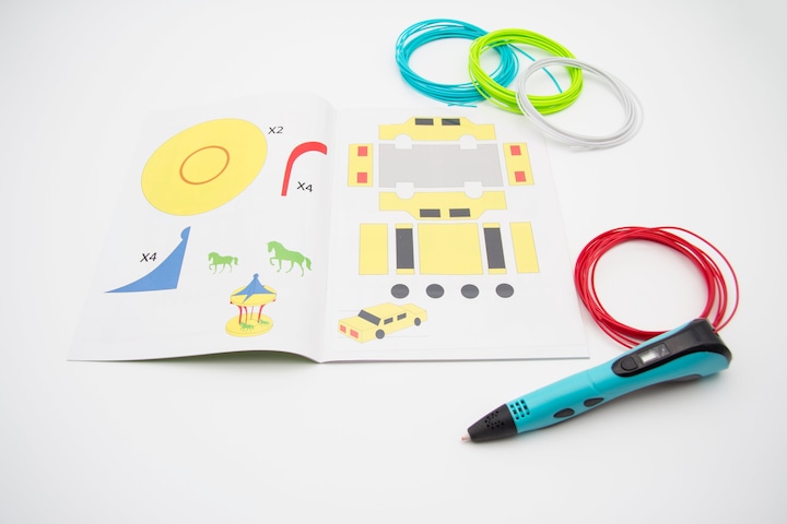 Image du produit Monox Livret de modèles pour stylo 3D, réutilisable