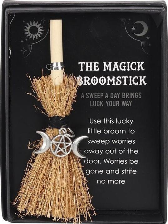 Image du produit Something Different Balai de sorcière Mini Magick Triple Lune