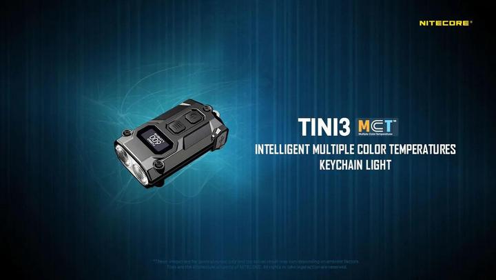 Actual product image Nitecore Tini 3 Keychain Light (4.72 cm, 600 lm)