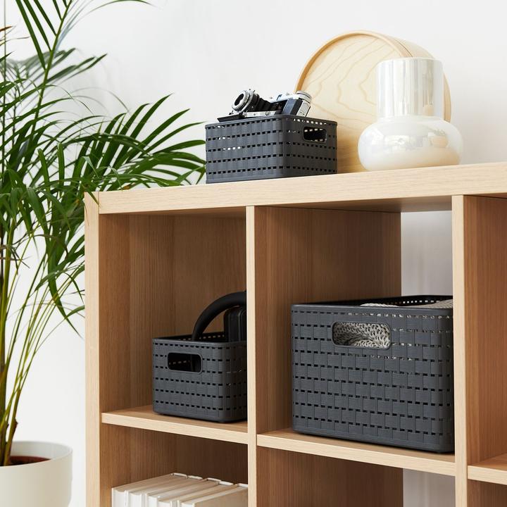 Actual product image Rotho Basket Country, A4 111530621 18l, Iris dark blue (1 x)