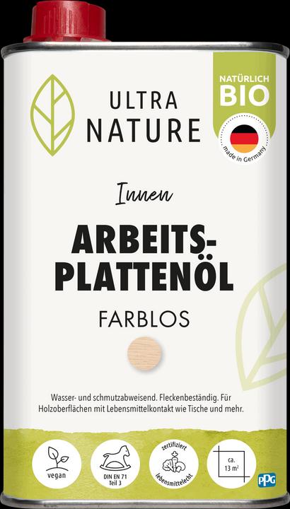 Immagine prodotto Ultra Nature Arbeitsplattenöl (Incolore, 0.50 l)