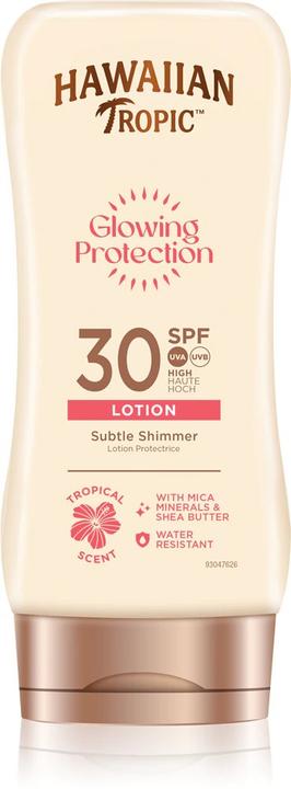 Hawaiian Tropic HAWAIIAN TROPIC GlowingProtection Lotion SPF30 balsam do ciała 170ml (Suntan cream, Suntan lotion, SPF 30, 170 ml)
