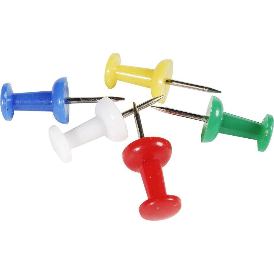 Thumbnail - Exacompta, Büroklammer, Pinwandnadel Push Pins (200 x)