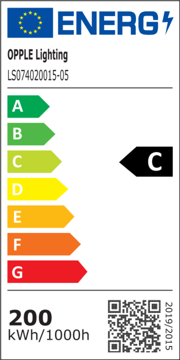 Energie-Label Opple LED-Fluter (30000 lm)