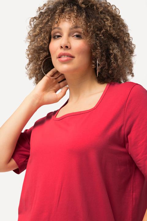Produktbild Ulla Popken T-Shirt, A-Linie, Carré-Ausschnitt, Halbarm (42, 44)