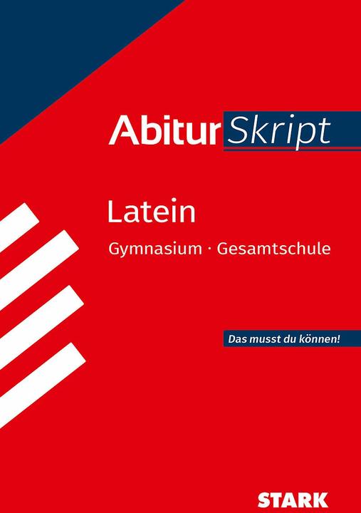 AbiturSkript - Latein (Deutsch, Englisch, Frank Lüngen, Thomas Dold, 2024)