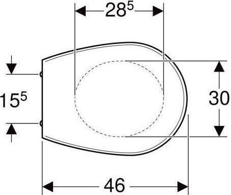 Produktbild Geberit WC-Sitz Renova weiss 572165