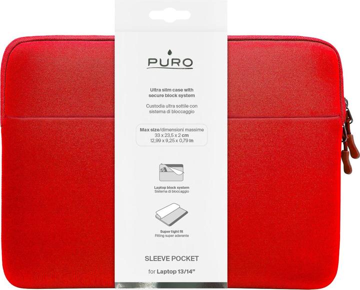 Actual product image Puro Sleeve Pocket bag for PC up to 13Inc (13", Universal)