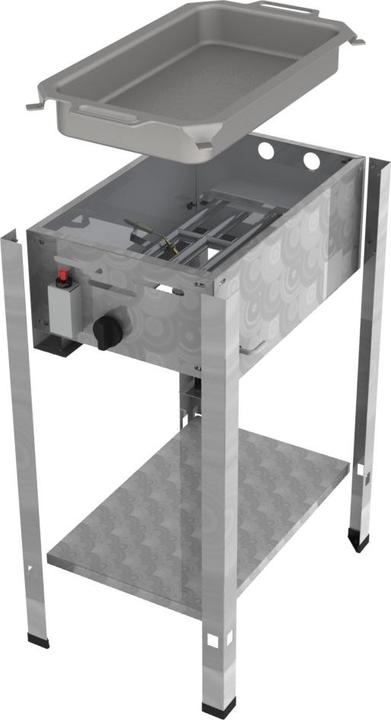 Produktbild ChattenGlut Gasbräter 1-flammig mit Pfanne (4.50 kW)