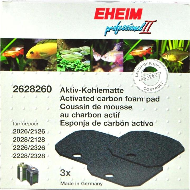 Produktbild Eheim Kohlevlies 2026/28/2126/28 3 Stück (Aussenfilter, Innenfilter, Meerwasser, Süsswasser)