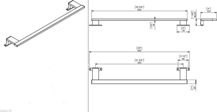 Immagine prodotto Kalb Material für Möbel LED-Badleuchte (1150 lm)