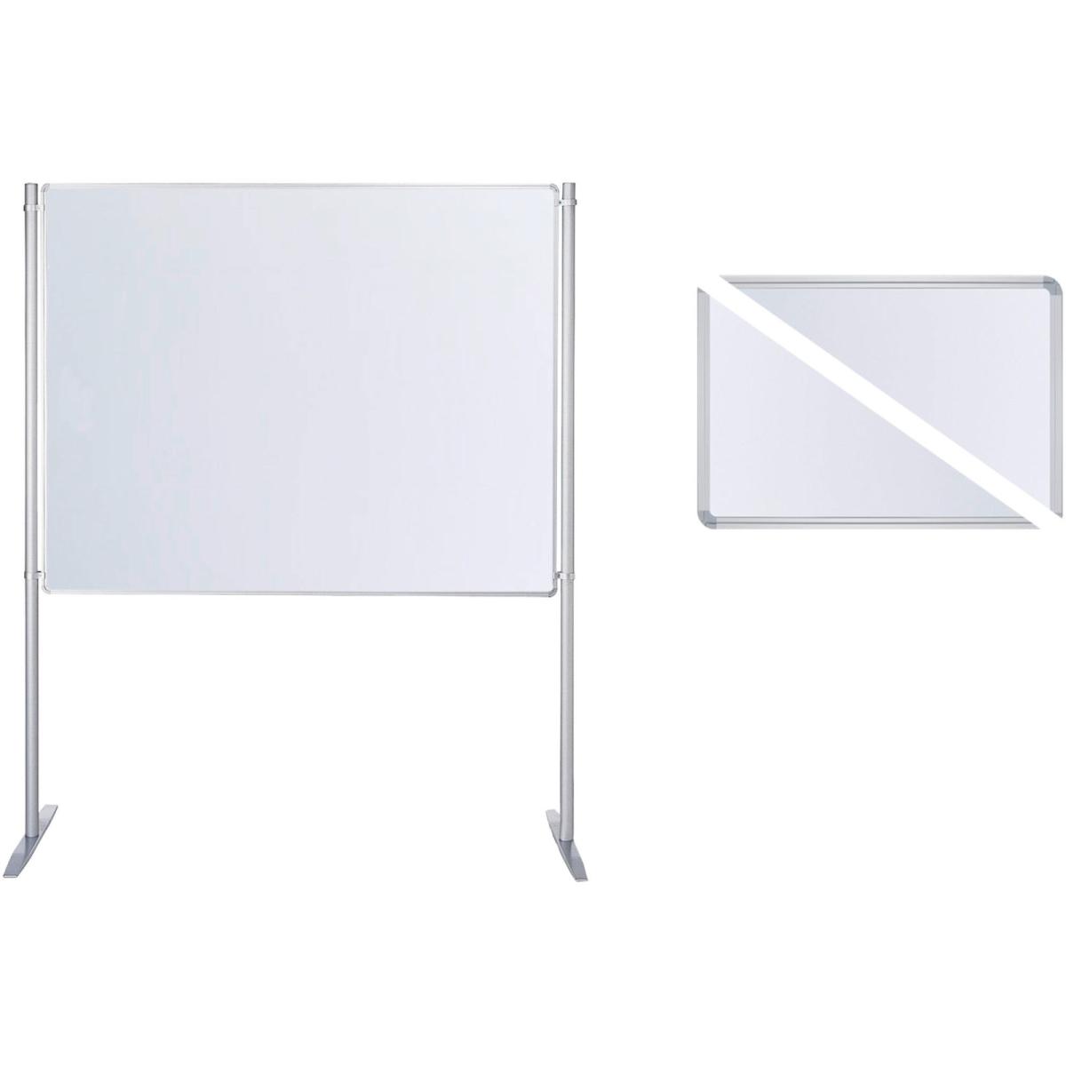 Ultradex, Trennwand, Stellwand-Set Grundelelment Stabfuss beidseitig Emaille B20000xH1200mm weiss